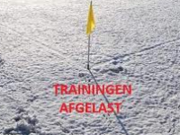 Maandag 25 februari is de training afgelast!